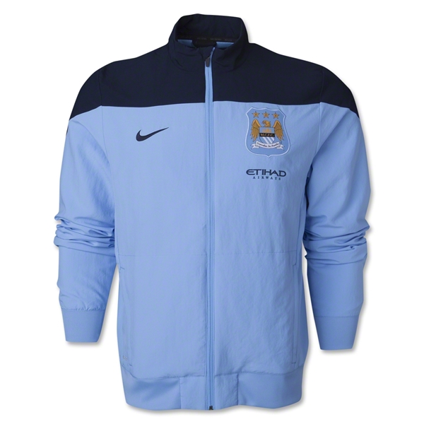 13-14 Manchester City Sky Blue Training Jacket - Click Image to Close